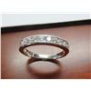 Image 3 : 14K WG Diamond Band w/11 Round Diamonds Channel Set 3.5g - Replacement Value -
