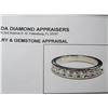 Image 4 : 14K WG Diamond Band w/11 Round Diamonds Channel Set 3.5g - Replacement Value -