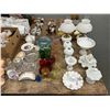 Image 1 : Large Lot of Depression Glass, Milk Glass, Bowls, Dishes, Candlesticks