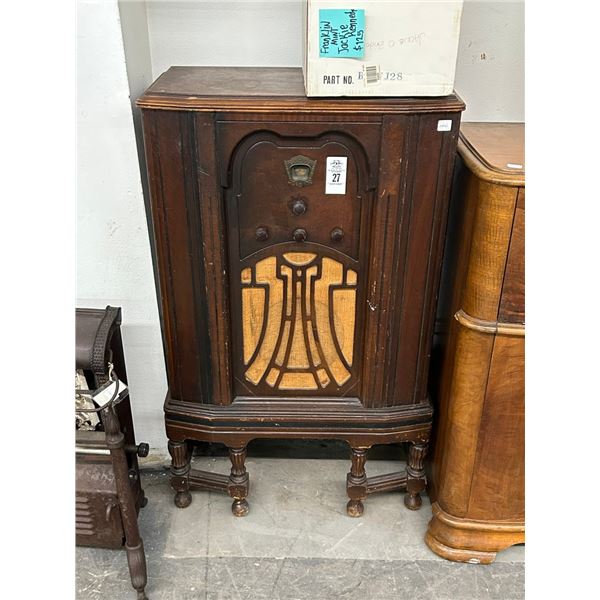 Antique Console Radio
