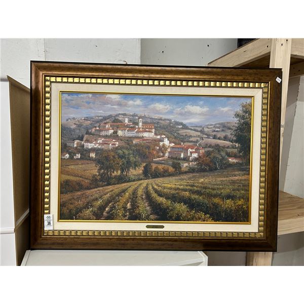 Framed Oil On Board Dream by Civez - 30  X  36