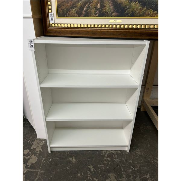 White Mica 4 Shelf Bookcase