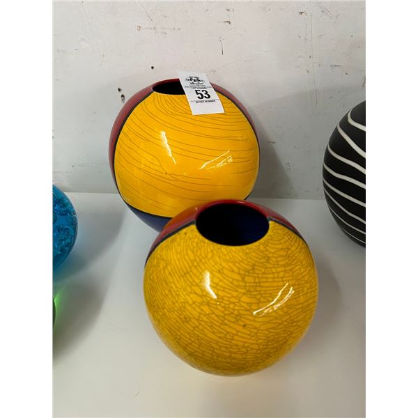 Contemporary Artist Signed Multi Vases - 2
