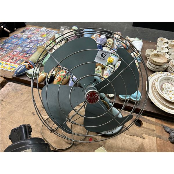 GE Large Gray Vintage Fan
