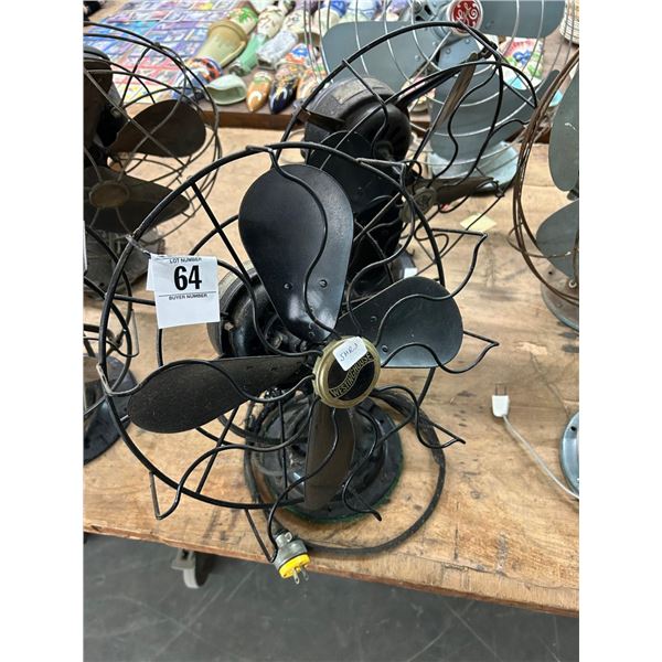 Vintage Medium Black Fans - 2
