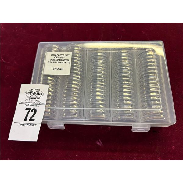 50 US State Quarters Set