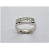 Image 3 : 18K WG Diamond Band w/16 Square Cut Diamonds Invisible Channel Set 11.9g - Replacement