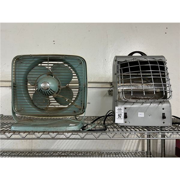 Vintage GE Fan, Space Heater