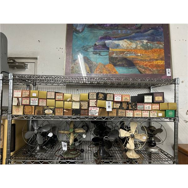 Vintage Music Rolls - 3 Shelves