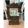Image 1 : Small Mahogany Pendulum Mantle Clock