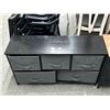 Image 1 : Black Basket Bin Small Cabinet