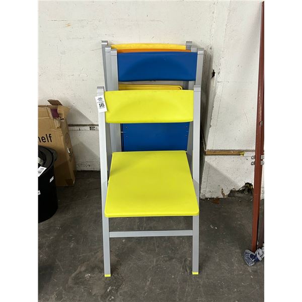 Contemporary Folding Chairs Multi Colors - Set of 4