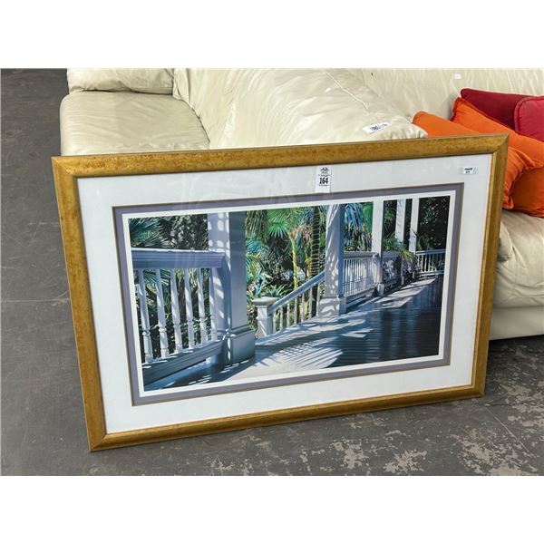 Tropical Porch Framed Wall Art - 24  X  40