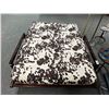 Image 1 : Futon Bed w/Cow Hide Style Cushion