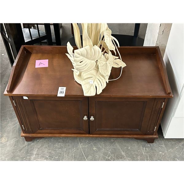 Mahogany Storage Bench - No Pad