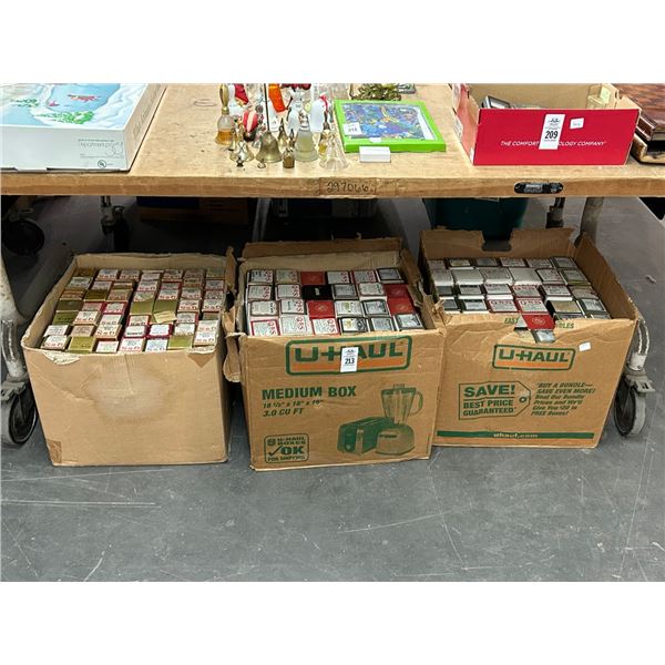 Large Lot of Music Rolls - 3 Boxes