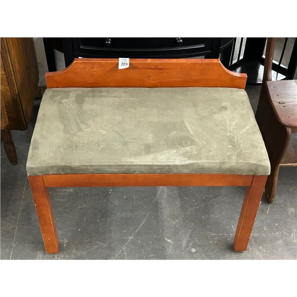 Cherry Padded Bench