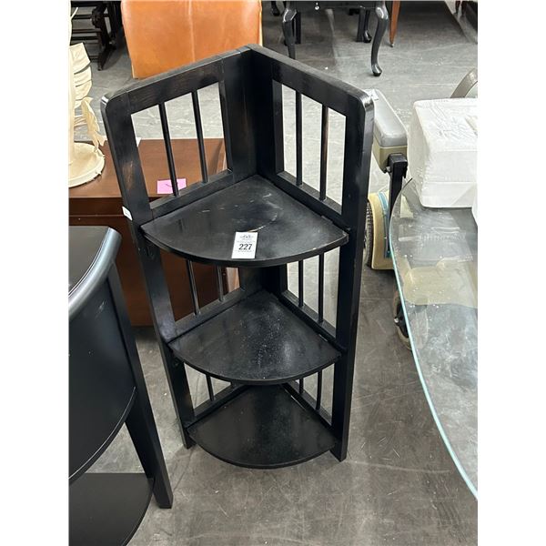Mocha 3 Tier Corner Shelf
