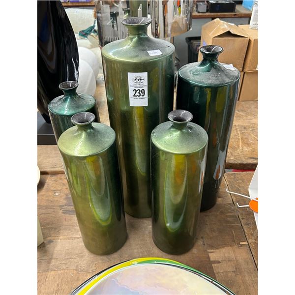 Decorator Vases - Set of 5