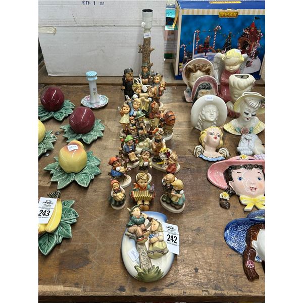 16-Hummel Collector Figurine w/Lamp and Wall Pocket - 16 X $
