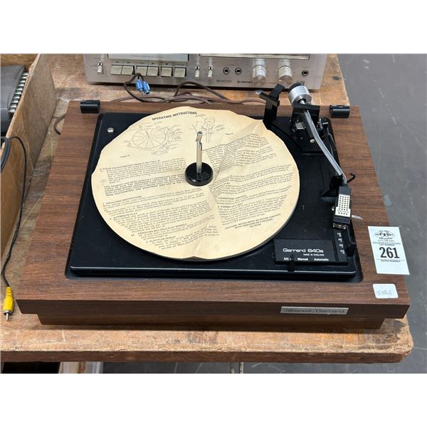 Garrard 640S Turntable