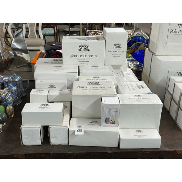 Heritage Village North Pole Décor - Dept. 56 - 22 Boxes