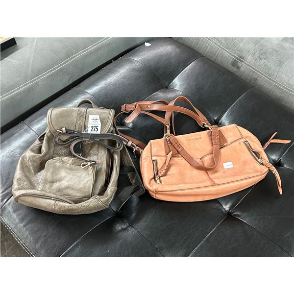 Cole Haan Leather Purse, Backpack