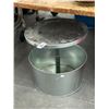 Image 1 : Camping Bucket Table, Portable Hamper