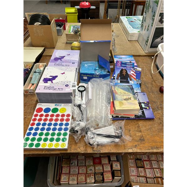 School Lesson Guides, Asst. Books, Math Base, Craft Items, Shapes