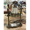Image 1 : Bell Style Leaded Glass Lamp