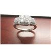 Image 3 : 10K WG Diamond Ring w/81 Round Single Cut Diamonds Prong Set 4.3g.  Replacement