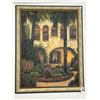 Image 1 : Oil On Board Tropical Garden Scene - 24  X  40