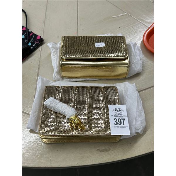 Whiting Davis Designer Gold Clutches - 2