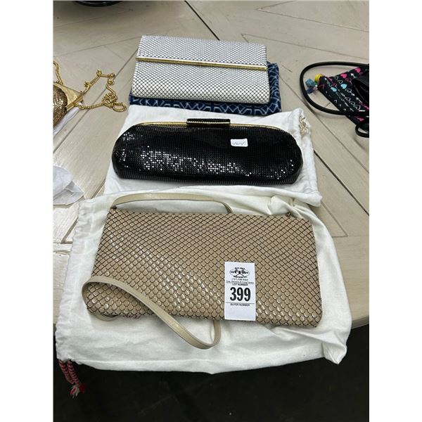 Whiting Davis Designers Black/White/Beige Clutches - 3