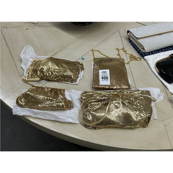 Whiting Davis Designer Gold Clutches - 4