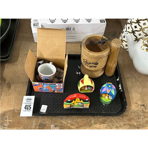 Peurto Rico Souvenir Miniatures, Cup/Saucer