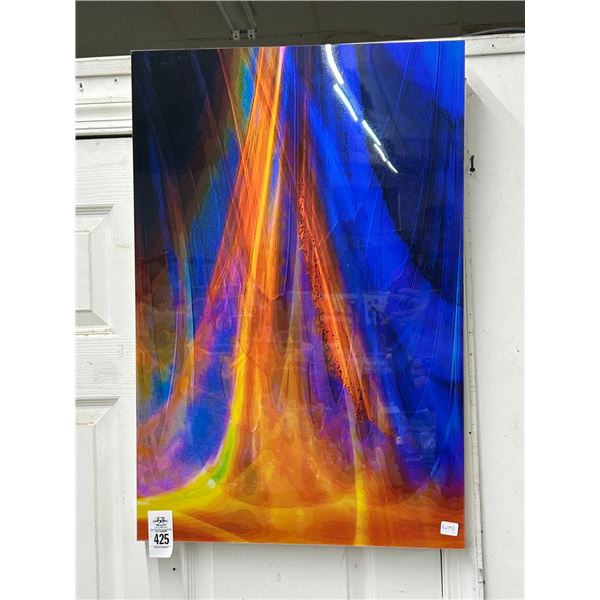 Abstract Resin Wall Art - 18  X  30