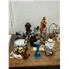Image 1 : Asst. Souvenir Decanters, Figurines, Lamp, Bust, Décor