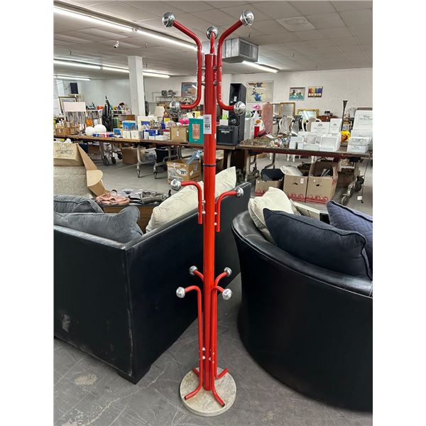 Decorator Coat/Hat Rack w/Marble Base