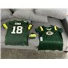 Image 1 : Green Bay Packers Jersey/Hat - One is Cobb #18