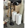 Image 1 : Black Flex Boom Floor Reading Lamp