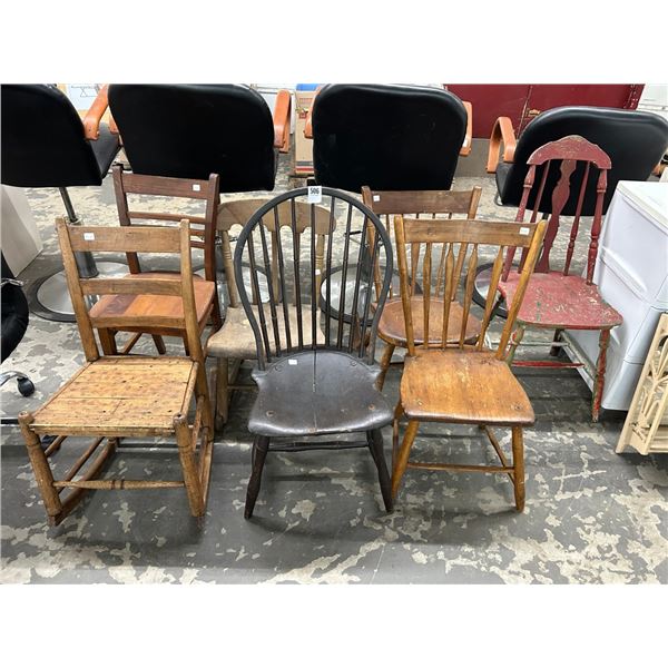 Asst. Antique Rockers/Side Chairs - 7