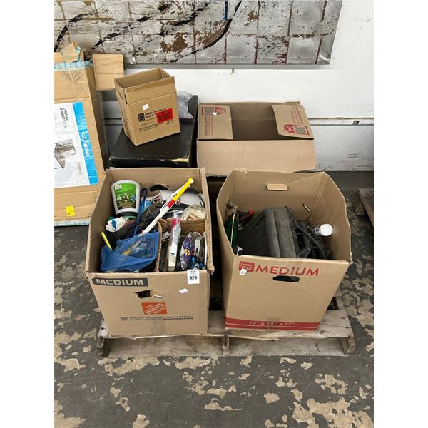 Boxes w/Tools, Home Goods, Black Pedestal