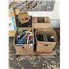 Image 1 : Boxes w/Tools, Home Goods, Black Pedestal