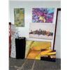 Image 1 : Asst. Oil On Canvas Abstract Wall Art - 5