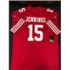 Image 1 : JAUAN JENNINGS SIGNED  SAN FRANCISCO 49ERS  JERSEY KB AUTHENTICS