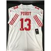 Image 1 : BROCK PURDY SIGNED  SAN FRANCISCO 49ERS JERSEY KB AUTHENTICS COA