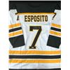 Image 1 : PHIL ESPOSITO SIGNED BOSTON BRUINS JERSEY - AUTHENTICATION DIRECT COA