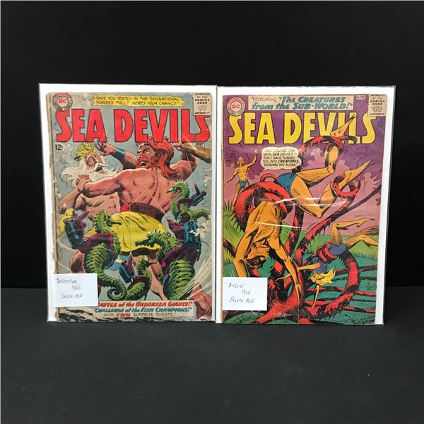 LOT OF 2 SEA DEVIL COMICS (DC COMICS)