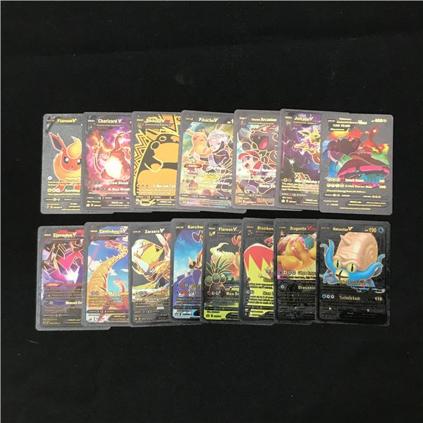 LOT OF BLACK POKEMON CARDS